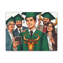 Load image into Gallery viewer, Graduation Canvas Art, Custom Grad Gift, Wall Decor, Graduation Celebration, Personalized Graduation Print
