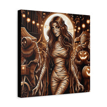 Load image into Gallery viewer, Canvas Wall Art: Halloween Virgo Astrology Mummy
