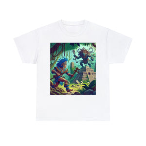 Aquarius Aztec (2) Unisex Heavy Cotton Tee