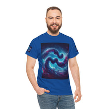 Load image into Gallery viewer, Aquarius Galaxy Themed Unisex Heavy Cotton Tee, Cosmic T-Shirt, Sci-Fi Apparel, Unique Space Graphic Tee, Gifts for Star Wars Lovers, Trendy [...]
