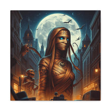 Load image into Gallery viewer, Canvas Print - Halloween Virgo Astrology Mummy

