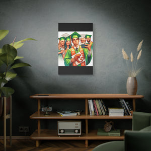 Graduation Canvas Print, Customizable Wall Art, Gift for Graduates, Celebration Decor, High School Graduation