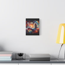 Load image into Gallery viewer, Cosmic Virgo Wall Art, Zodiac Decor, Astrology Canvas Print, Horoscope Gift, Spiritual Home Decor, Celestial Artwork
