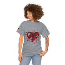 Load image into Gallery viewer, Edgy Aries Graphic Tee, Astrology Shirt, Perfect Gift for Zodiac Lovers, Unisex Cotton Top, Stylish Casual Wear
