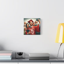 Load image into Gallery viewer, Custom Graduation Canvas Print, Family Portrait Wall Art, Celebrate Achievements, Perfect Gift for Graduates, Aries Zodiac Decor
