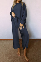 Load image into Gallery viewer, Khaki Ultra Loose Textured 2pcs Slouchy Outfit

