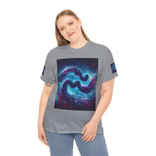 Load image into Gallery viewer, Aquarius Galaxy Themed Unisex Heavy Cotton Tee, Cosmic T-Shirt, Sci-Fi Apparel, Unique Space Graphic Tee, Gifts for Star Wars Lovers, Trendy [...]
