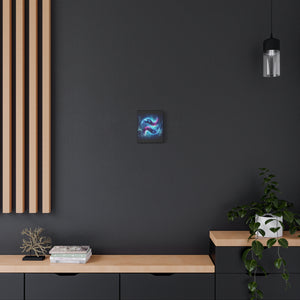 Galaxy Aquarius Wave Canvas Art, Modern Home Decor, Cosmic Wall Art, Unique Gift, Space Lovers
