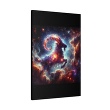 Load image into Gallery viewer, Stretched Canvas Print, Cosmic Goat Art, Zodiac Decor, Aries Gift, Astrological Wall Art, Astrology Home Decor
