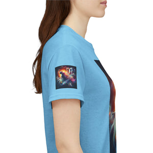 Virgo Cosmic Astrology Tee, Horoscope T-Shirt, Zodiac Cotton Shirt, Unisex Graphic Tee, Celestial Apparel, Astrology Gift