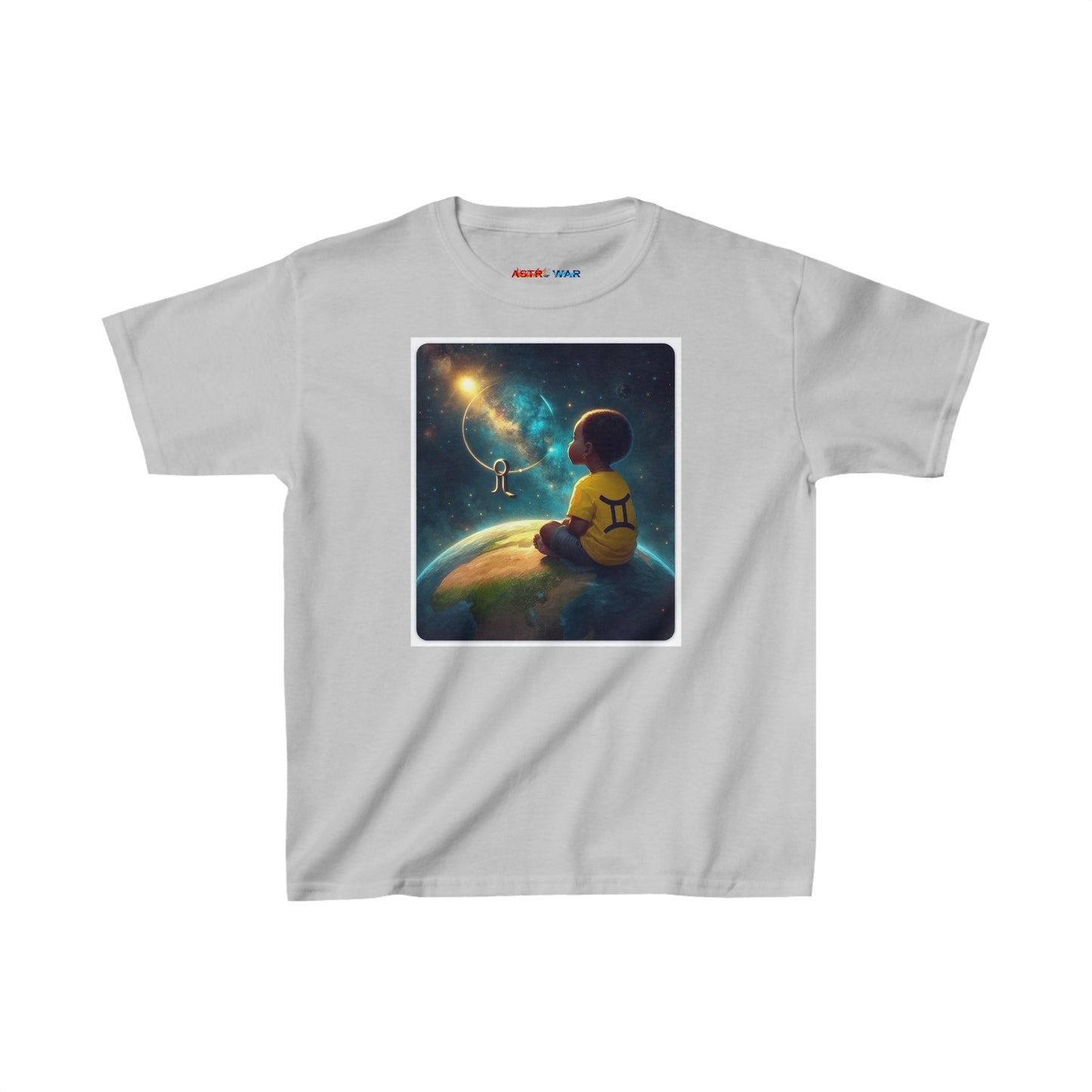 Gemini Astro Baby (1) Kids Heavy Cotton™ Tee