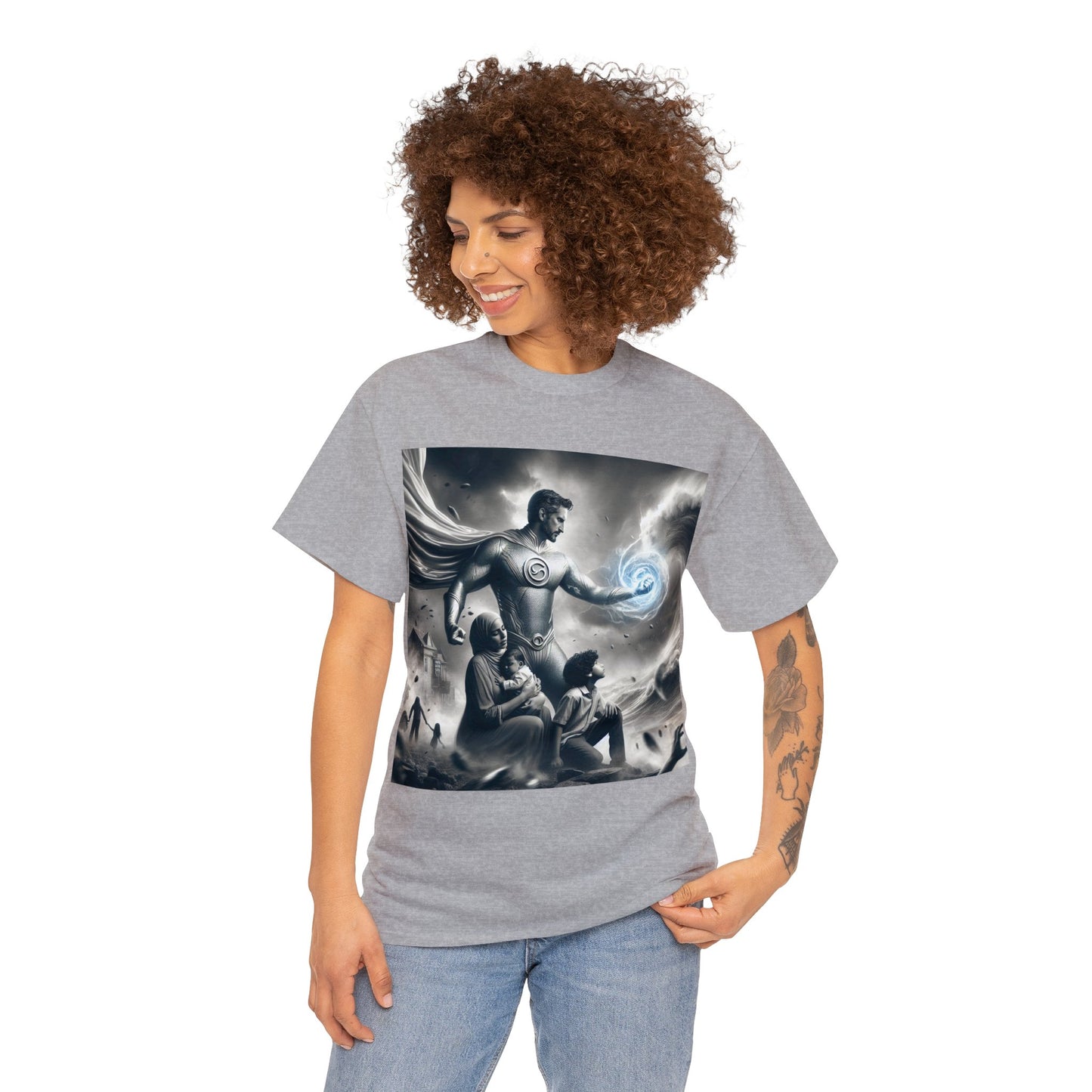 Cancer Father's Day (5) Unisex Heavy Cotton Tee