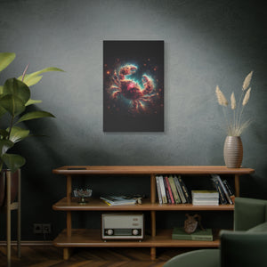 Cosmic Crab Canvas Wall Art, Nebula Art Print, Home Decor, Astrological Gift, Galactic Art Piece, Space-Themed Decoration