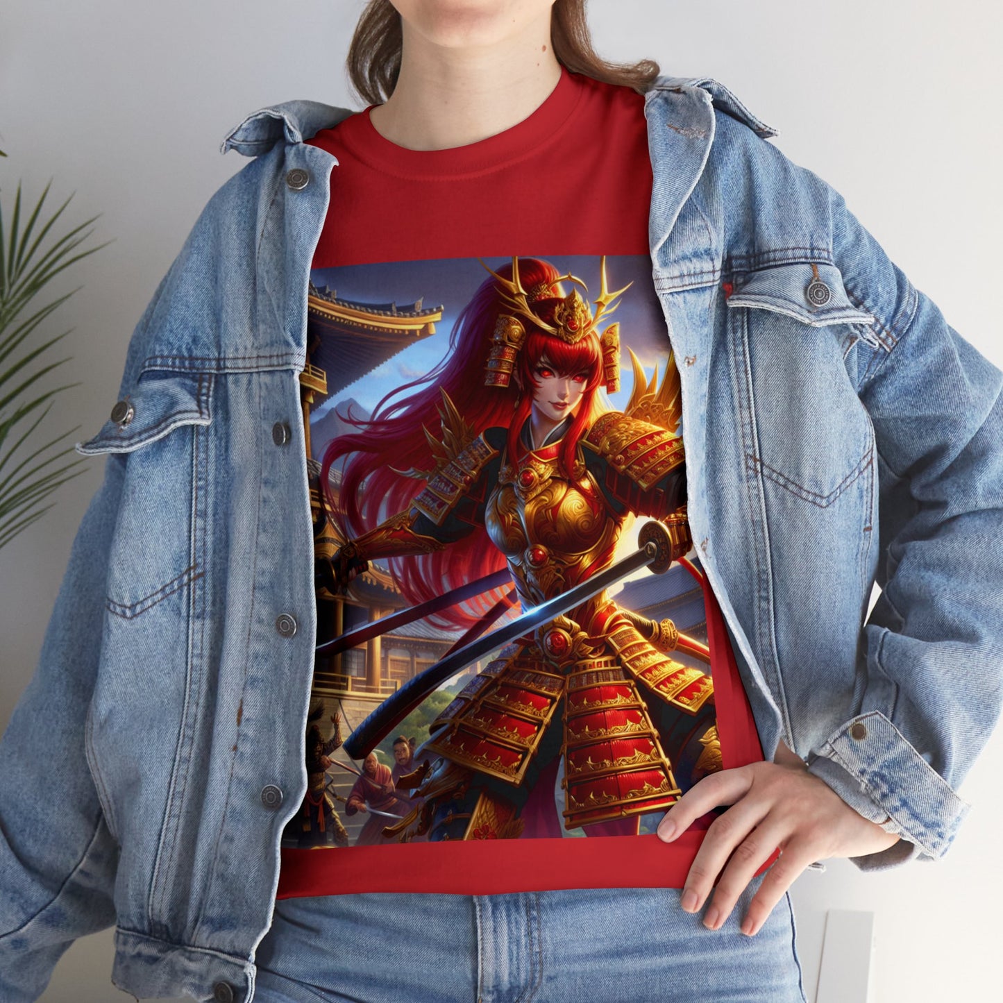 Samurai Aries (F2) Unisex Heavy Cotton Tee