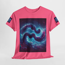 Load image into Gallery viewer, Aquarius Galaxy Themed Unisex Heavy Cotton Tee, Cosmic T-Shirt, Sci-Fi Apparel, Unique Space Graphic Tee, Gifts for Star Wars Lovers, Trendy [...]
