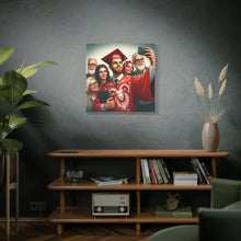 Load image into Gallery viewer, Custom Graduation Canvas Print, Family Portrait Wall Art, Celebrate Achievements, Perfect Gift for Graduates, Aries Zodiac Decor
