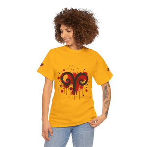 Edgy Aries Graphic Tee, Astrology Shirt, Perfect Gift for Zodiac Lovers, Unisex Cotton Top, Stylish Casual Wear