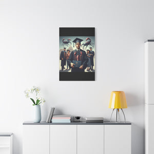 Graduation Canvas Art, Unique Artwork for Graduates, Funny Graduation Gift, Family Keepsake, Wall Decor