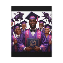 Load image into Gallery viewer, Graduation Canvas Art, Inspirational Decor, Gift for Grads, Wall Art, Celebration Artwork, Home Decor, Custom Graduation Gift
