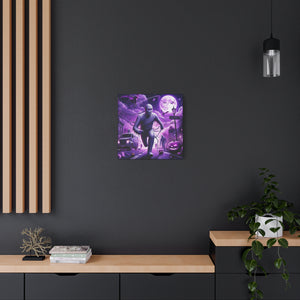 Canvas Wall Art - Halloween Sagittarius Mummy Astrology