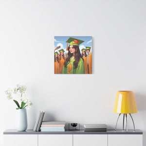 Graduation Canvas Art, Unique Gift for Grads, Home Decor, Wall Art, Motivational Art