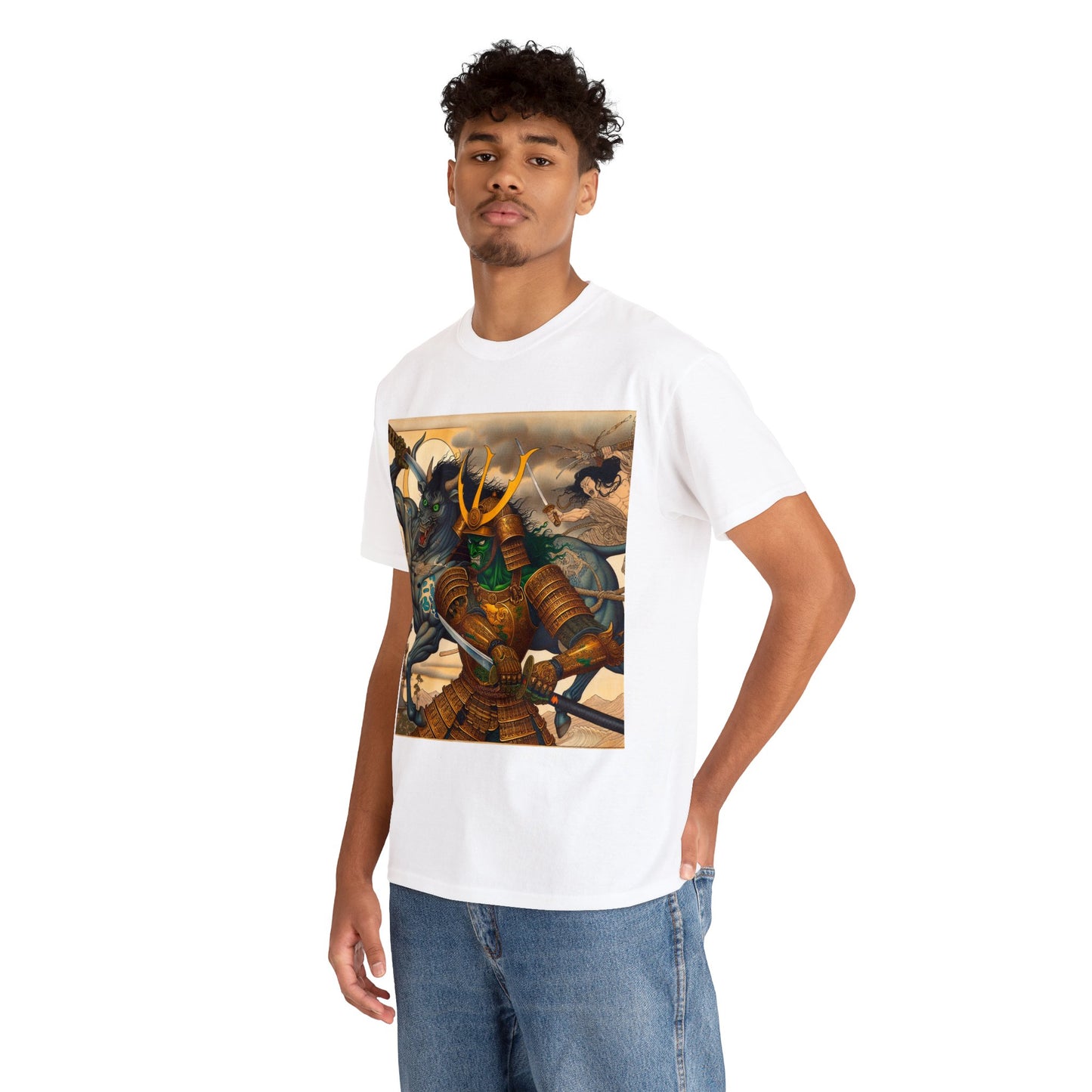 Samurai Taurus (3) Unisex Heavy Cotton Tee