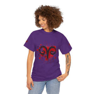 Edgy Aries Graphic Tee, Astrology Shirt, Perfect Gift for Zodiac Lovers, Unisex Cotton Top, Stylish Casual Wear