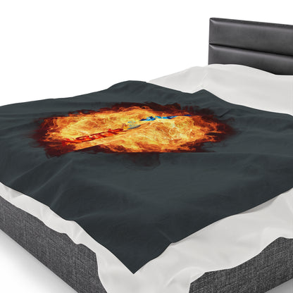 Astro War Velveteen Plush Blanket