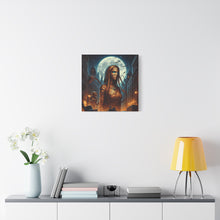 Load image into Gallery viewer, Canvas Print - Halloween Virgo Astrology Mummy
