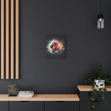 Load image into Gallery viewer, Cosmic Lion Canvas Wall Art, Abstract Lion Decor, Celestial Prints, Space Animal Artwork, Dreamy Home Decor

