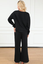 Load image into Gallery viewer, Khaki Ultra Loose Textured 2pcs Slouchy Outfit
