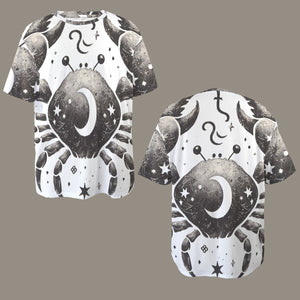Cancer Round Neck Loose T-Shirt
