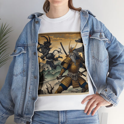 Samurai Capricorn (2) Unisex Heavy Cotton Tee