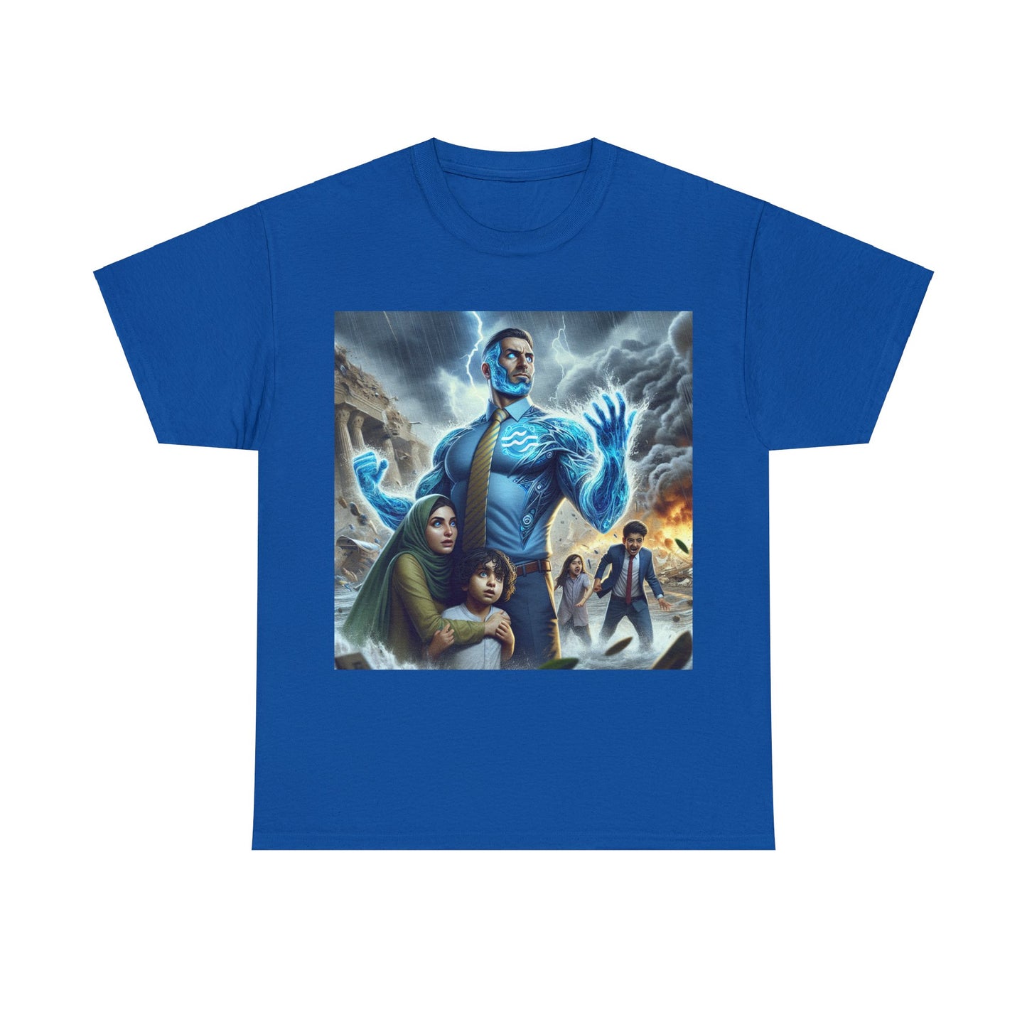 Aquarius Father's Day (3) Unisex Heavy Cotton Tee