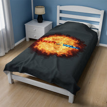 Load image into Gallery viewer, Astro War Velveteen Plush Blanket
