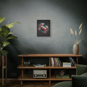 Cosmic Crab Canvas Wall Art, Nebula Art Print, Home Decor, Astrological Gift, Galactic Art Piece, Space-Themed Decoration