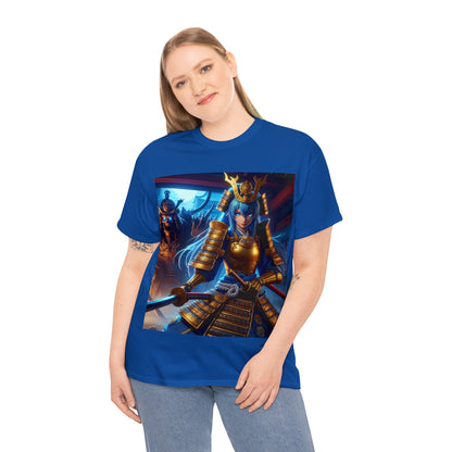 Samurai Aquarius (F2) Unisex Heavy Cotton Tee