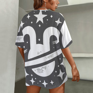 Capricorn Round Neck Loose T-Shirt