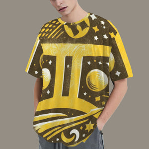 Gemini Round Neck Loose T-Shirt
