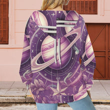 Load image into Gallery viewer, Design 232351474 Sagittarius Women&#39;s Drawstring Pocket Hoodie
