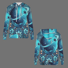 Load image into Gallery viewer, Design 277209717 Aquarius Women&#39;s Drawstring Pocket Hoodie
