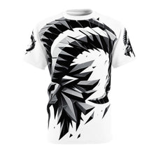 Load image into Gallery viewer, Stylish Graphic Unisex Tee, Trendy AOP T-Shirt, Black and White Design, Perfect Gift for Him/Her, Casual Wear
