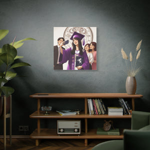 Graduation Canvas Art Print, Perfect Gift for Graduates, Wall Decor for Celebration, Home Office Decoration, Unique Graduation Gift