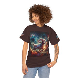 Aries Celestial Astrology Tee - Unisex Short Sleeve Shirt, Cosmic T-Shirt, Horoscope Apparel, Astrology Gift, Zodiac Wear