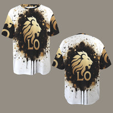 Load image into Gallery viewer, Leo Round Neck Loose T-Shirt (Inky Splatter)

