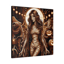 Load image into Gallery viewer, Canvas Wall Art: Halloween Virgo Astrology Mummy
