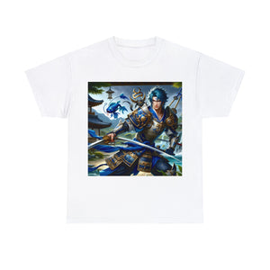 Samurai Aquarius (2) Unisex Heavy Cotton Tee