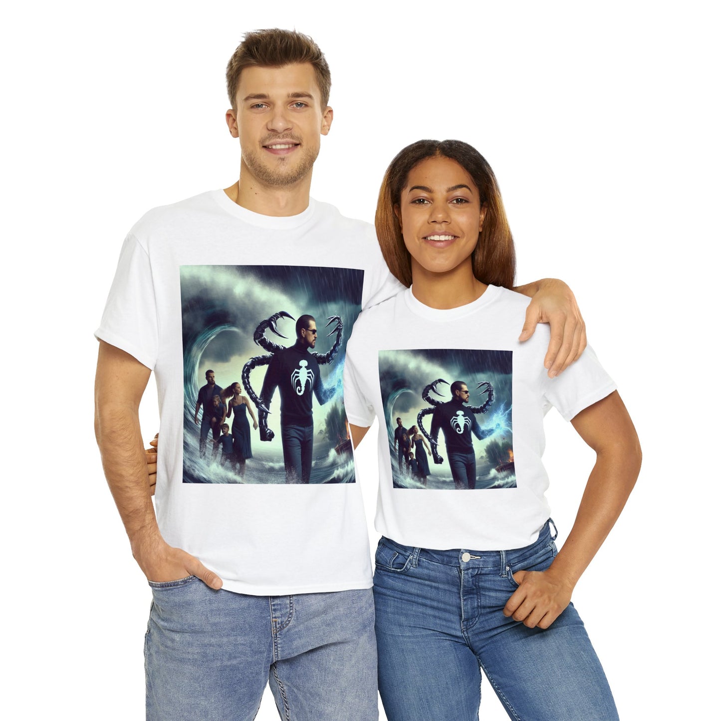 Scorpio Father's Day (3) Unisex Heavy Cotton Tee