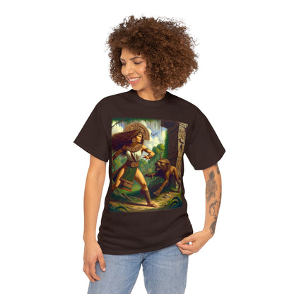 Virgo Aztec (F2) Unisex Heavy Cotton Tee