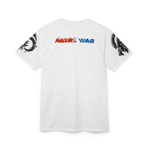 Stylish Graphic Unisex Tee, Trendy AOP T-Shirt, Black and White Design, Perfect Gift for Him/Her, Casual Wear